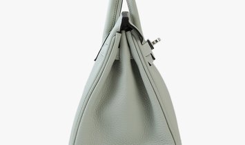 Hermés Birkin 25 Retourne in Gris Neve (OW) in Togo Leather with Palladium Hardware