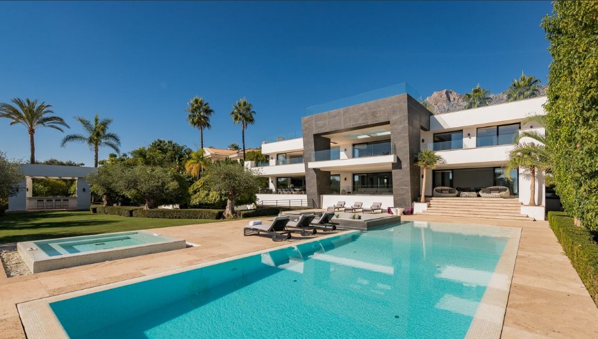 Luxurious Highly Modern Villa Sierra Blanca In Marbella, Andalusia ...