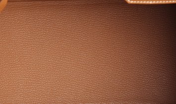 HERMÈS Birkin 25 Togo Leather Handbag - Gold with Palladium Hardware