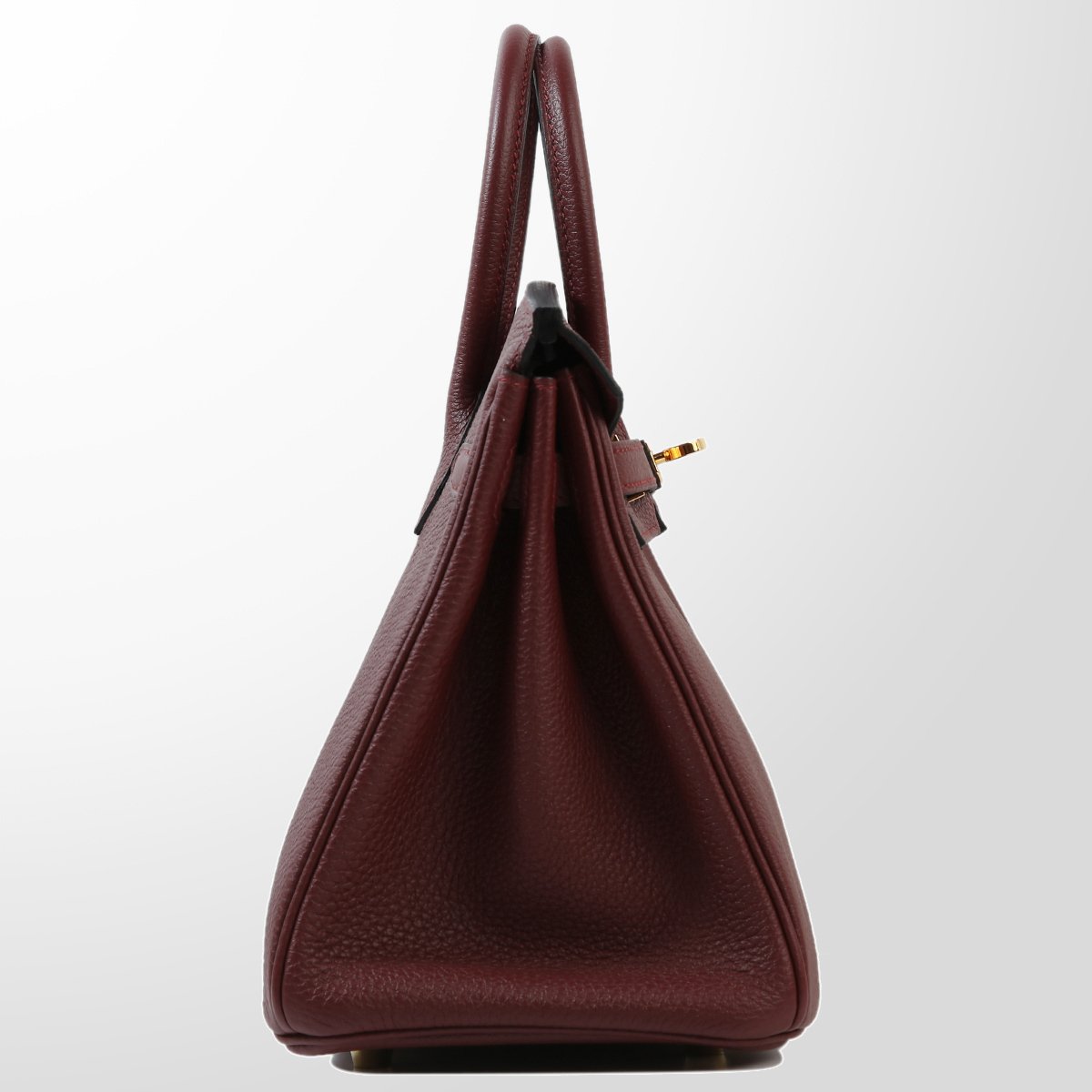 Hermes Birkin 25 Rouge H Togo Leather With Gold Hardware Handbag