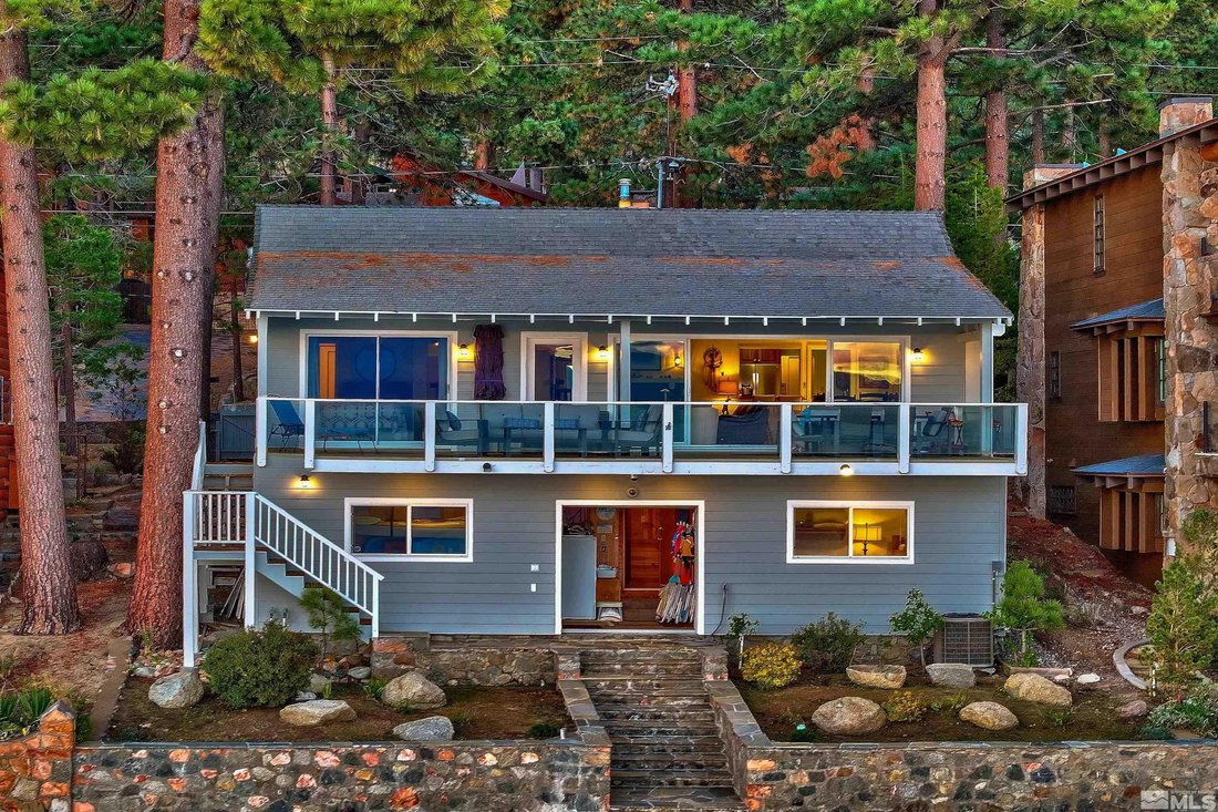 Charming Lakefront Home In Marla Bay In Glenbrook, Nevada, United