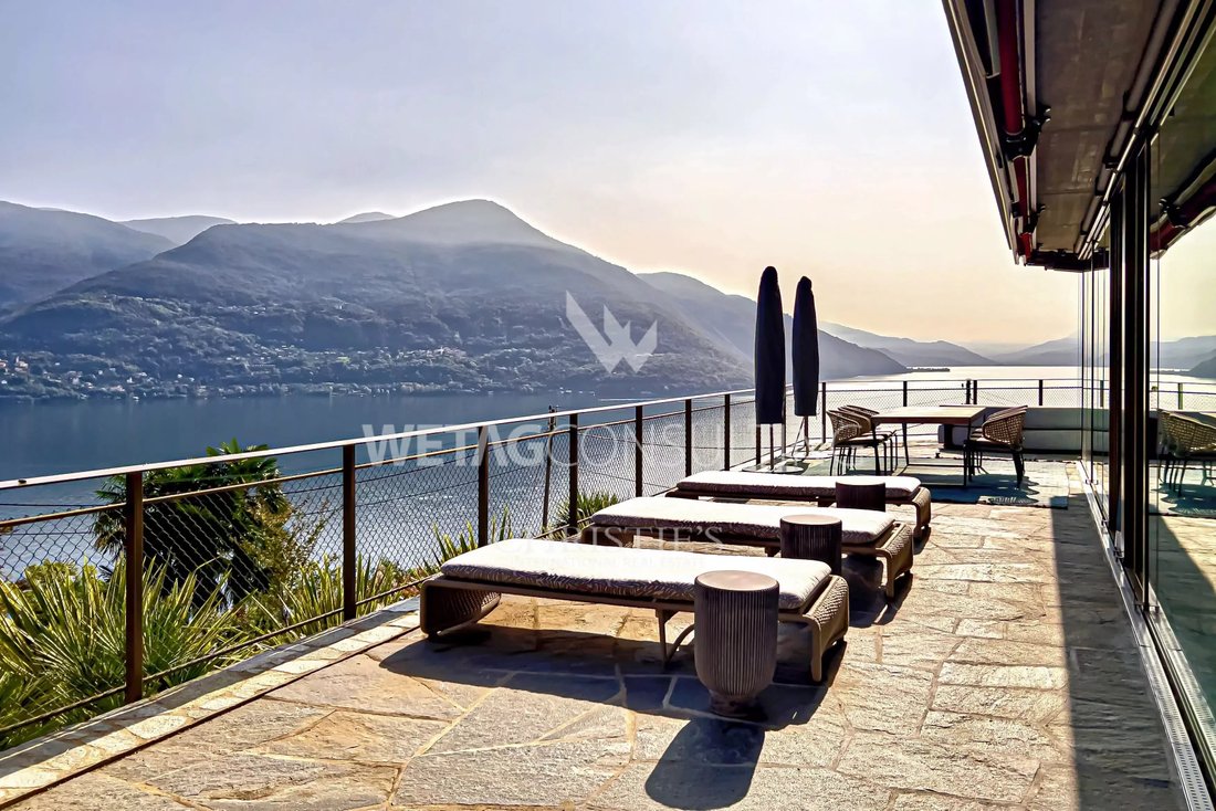 Elegance & Modern Design In A Privileged In Brissago, Ticino