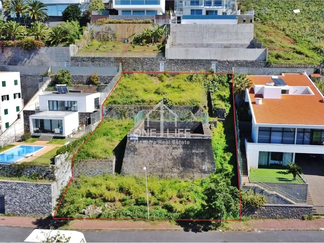 Land 884m2 With Sea View For Luxury Villa, Ajuda, In Funchal, Madeira, Portugal For Sale (13396771)