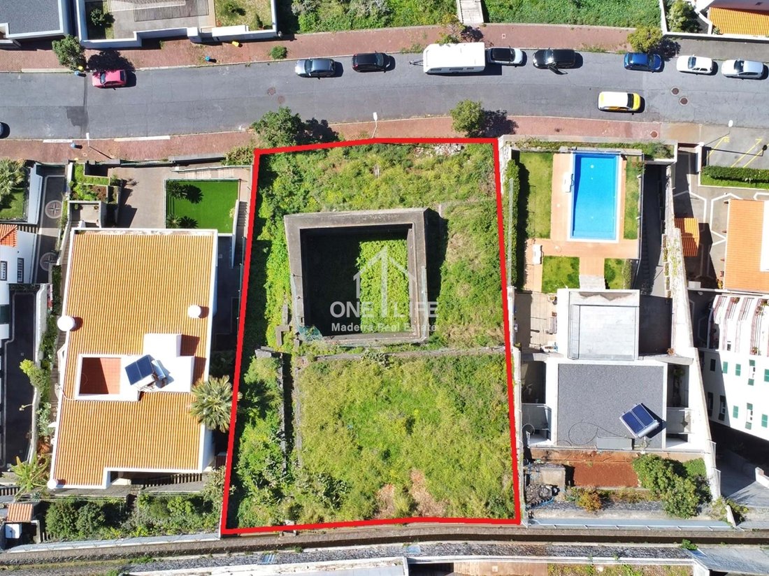 Land 884m2 With Sea View For Luxury Villa, Ajuda, In Funchal, Madeira, Portugal For Sale (13396771)