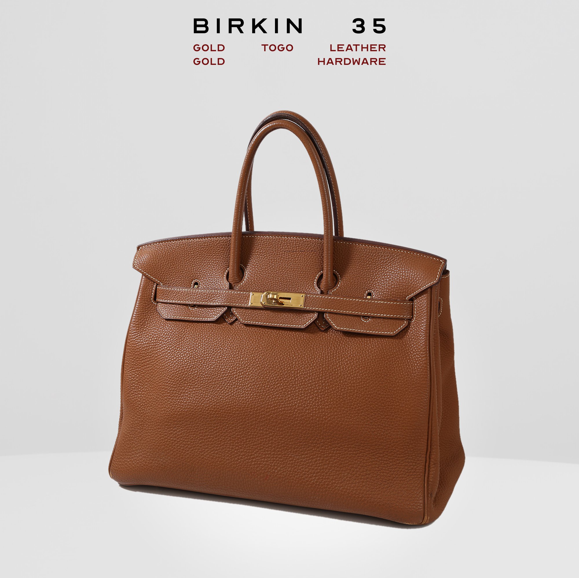 Hermes Birkin 35 Togo Leather Handbag In Dubai Dubai United Arab Emirates For Sale 13400909