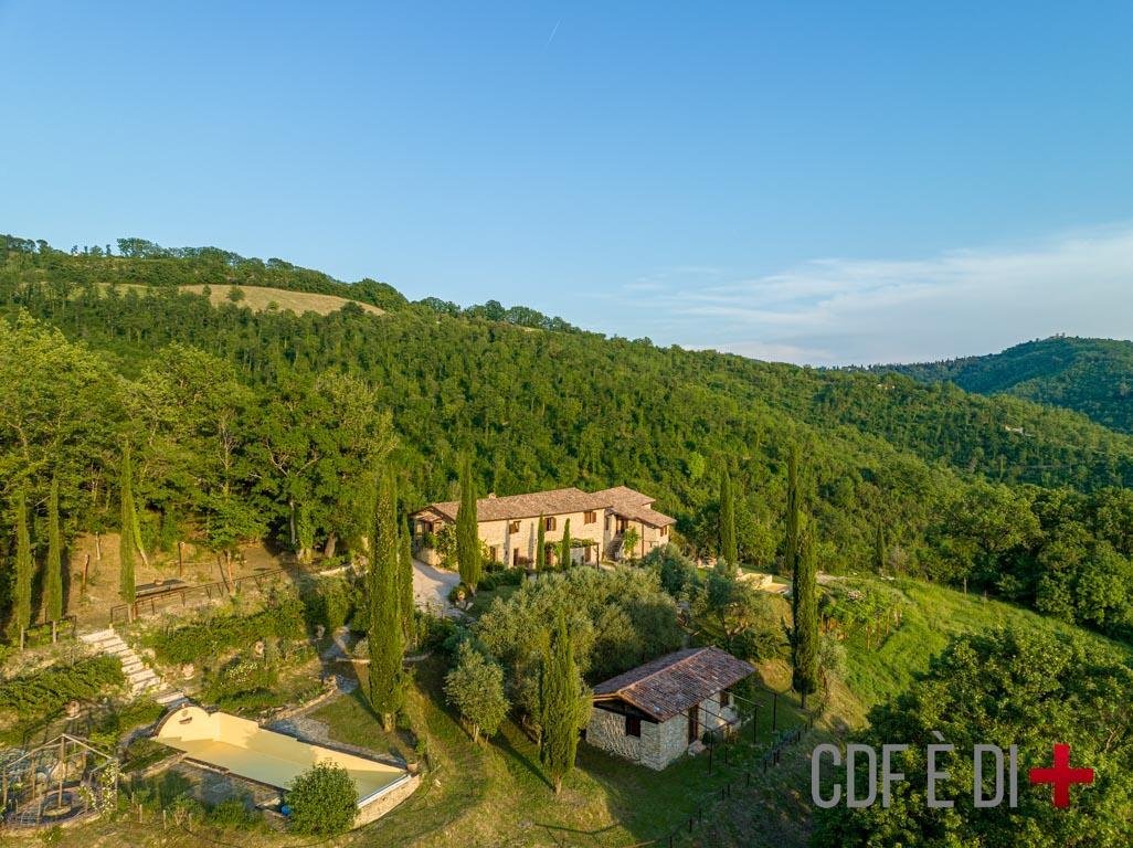 The Tiny Village Of S.Maria D.F. Two Houses And A In Gubbio, Umbria ...