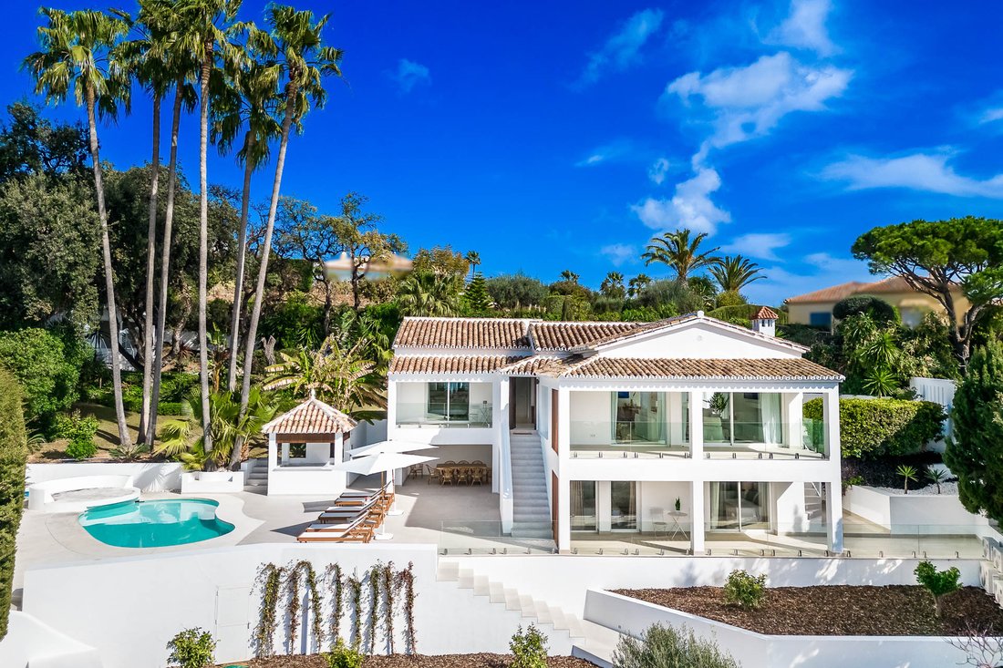 Modern And Renovate Villa El Rosario In Marbella, Andalusia, Spain For