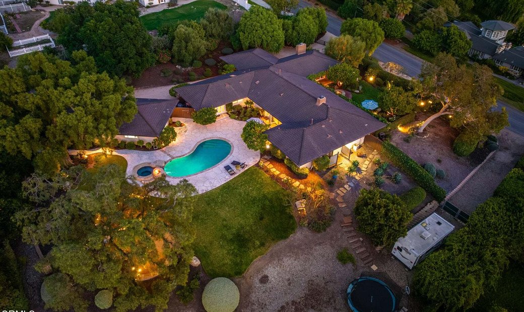 Privately Gated Las Posas Estate Home In Camarillo, California, United