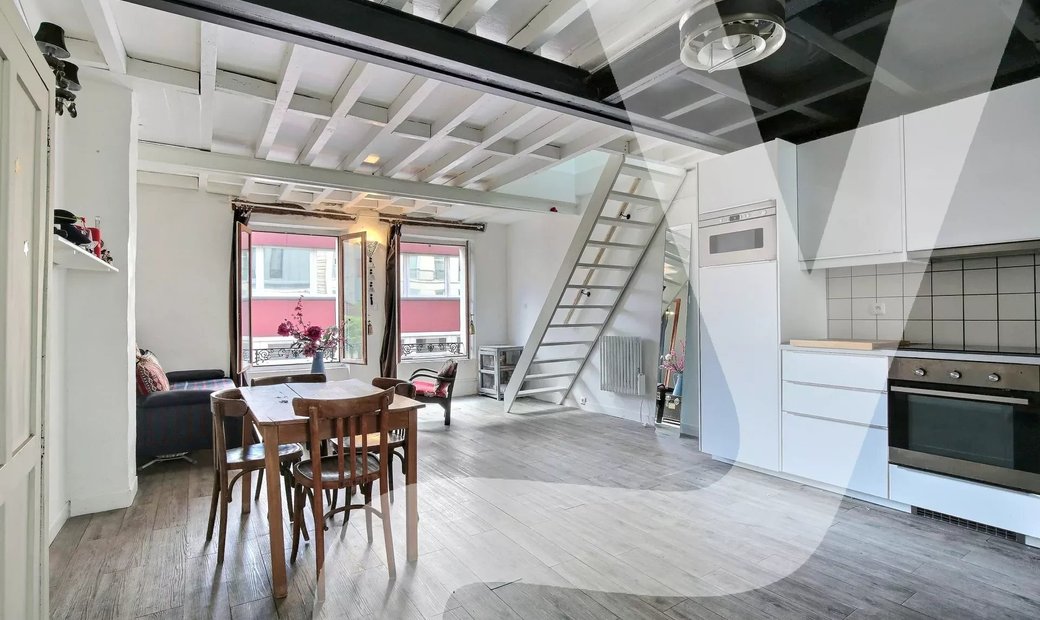 Magnifique Trois Pièces Métro Robespierre In Montreuil, île De France, France For Sale (13406753)