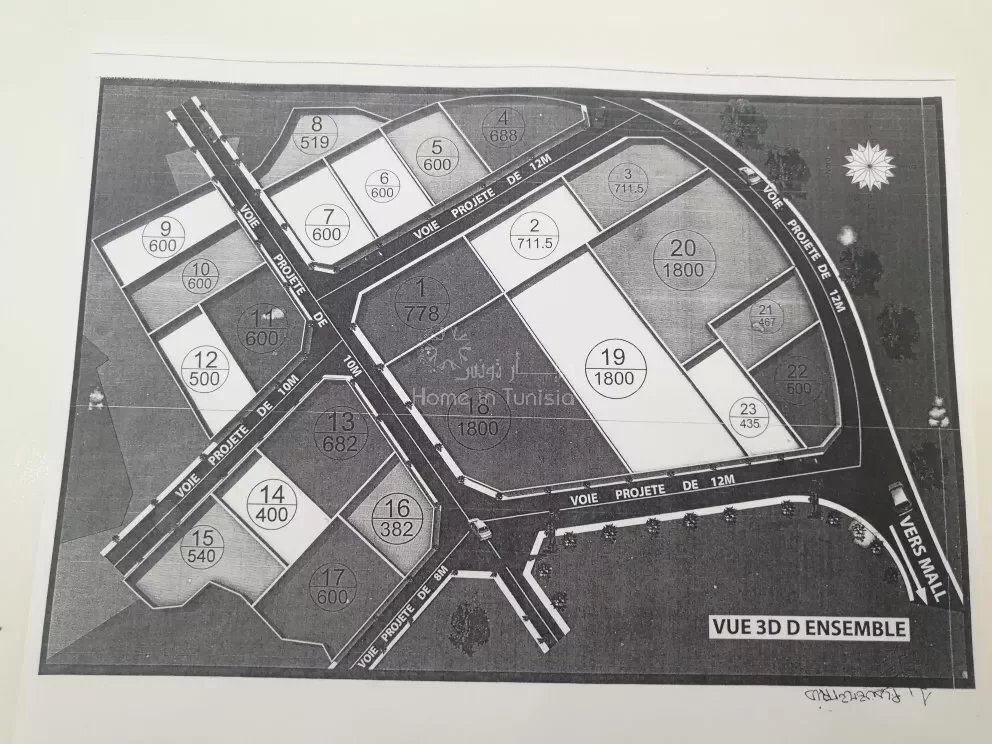 Sale Building Land Akouda In Hammam Sousse, Sousse, Tunisia For Sale