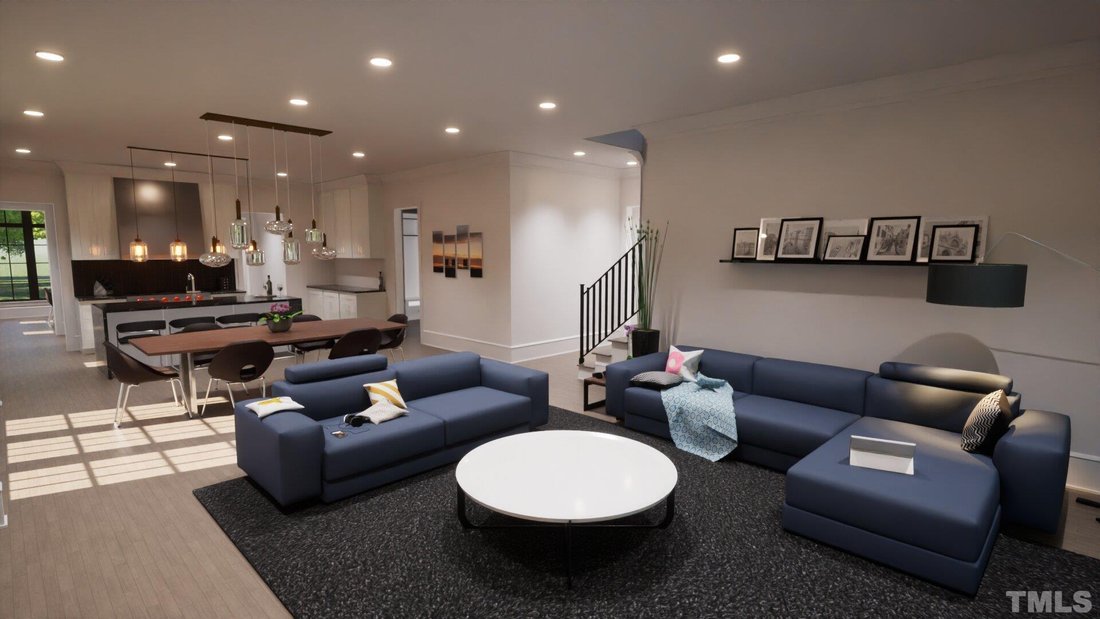 4 Bedrooms Single Family En Raleigh, Carolina Del Norte, Estados Unidos