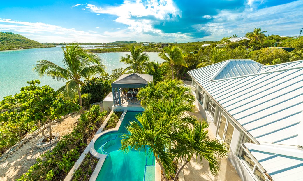 Shutters In Road Settlement, Caicos Islands, Turks And Caicos