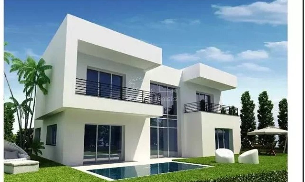 Villa New Isolated Golf Of 458 M2 With 4 Rooms In Raoued, Ariana