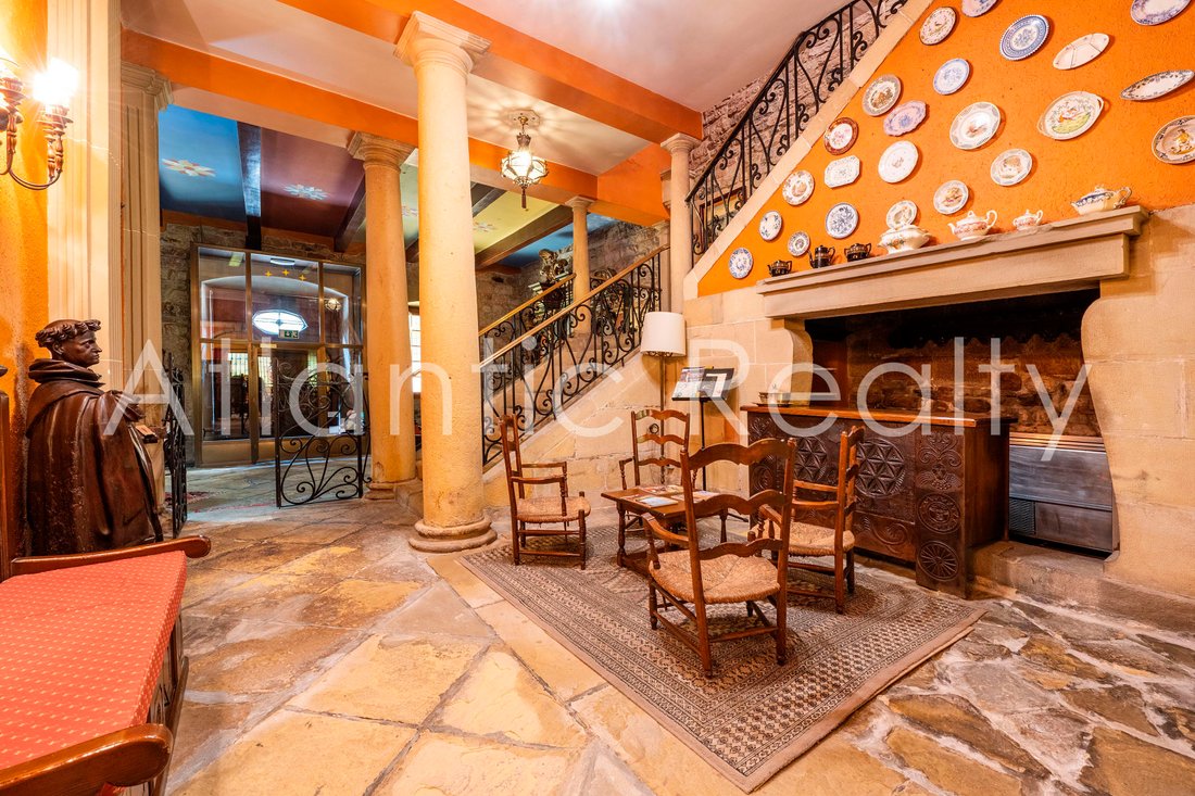 The Historical Casadevante Palace In In Hondarribia, Basque Country