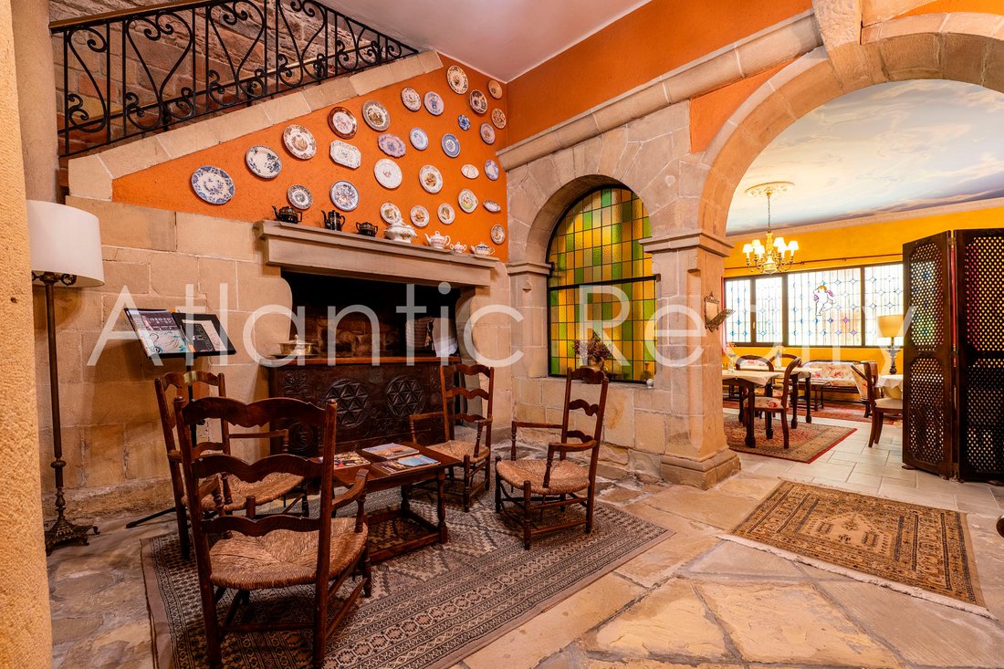 The Historical Casadevante Palace In In Hondarribia, Basque Country