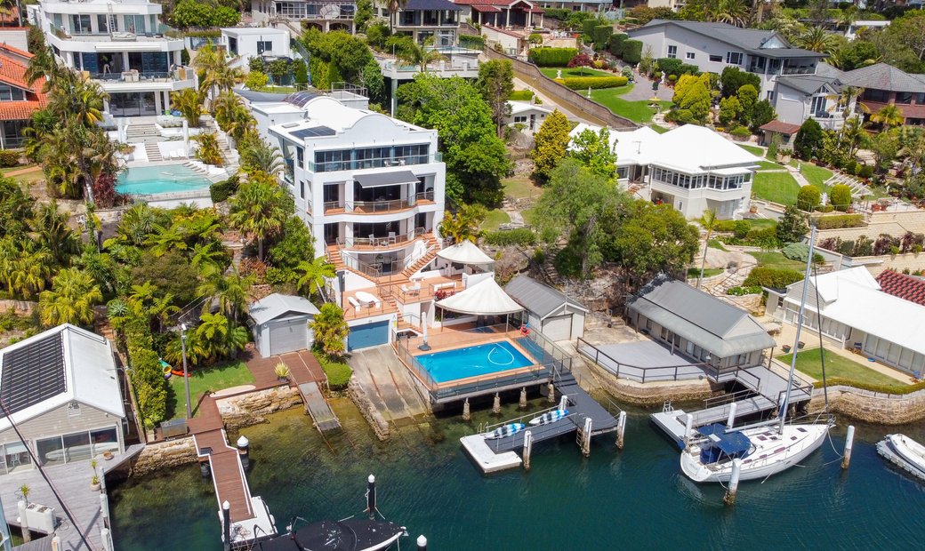 Scenic View Deep Waterfront In Burraneer, New South Wales, Australia