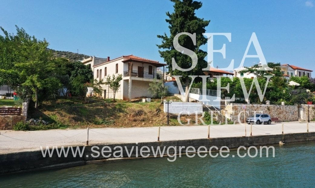 Greece Kiveri Nafplio. For Sale Stone House On A Plot On The In Kiveri