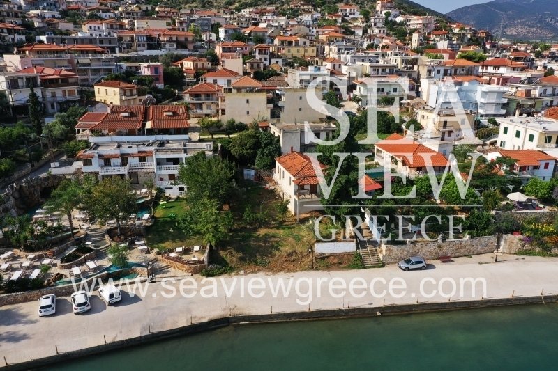 Greece Kiveri Nafplio. For Sale Stone House On A Plot On The In Kiveri