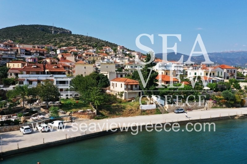 Greece Kiveri Nafplio. For Sale Stone House On A Plot On The In Kiveri