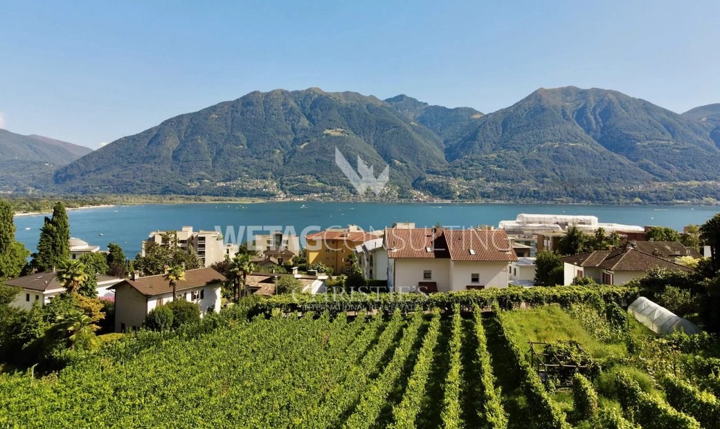Large Building Plot In A Quiet & Prestigious In Minusio, Ticino