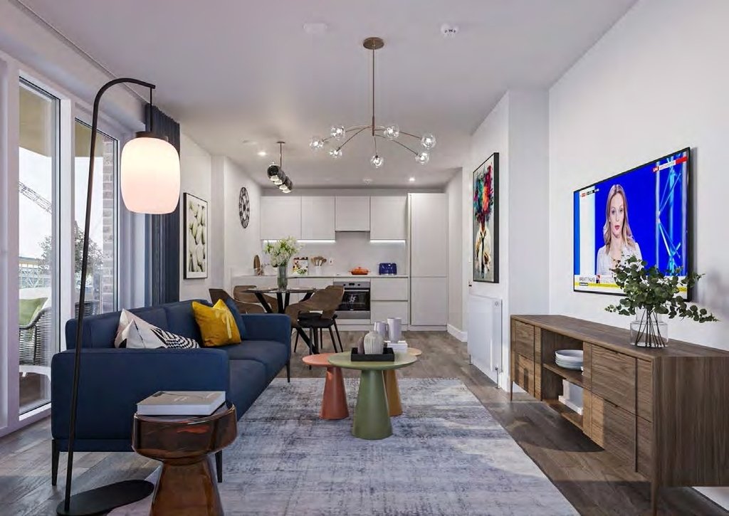 New Homes Next To Wembley Park Underground In Wembley, England, United