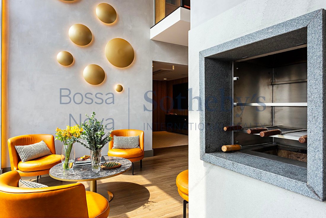 Apartment With A Double Height Ceiling In São Paulo, State Of São Paulo ...