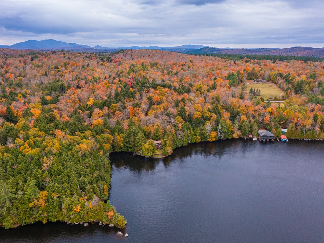 Upper Saranac Lake Waterfront Home With In Tupper Lake, New York