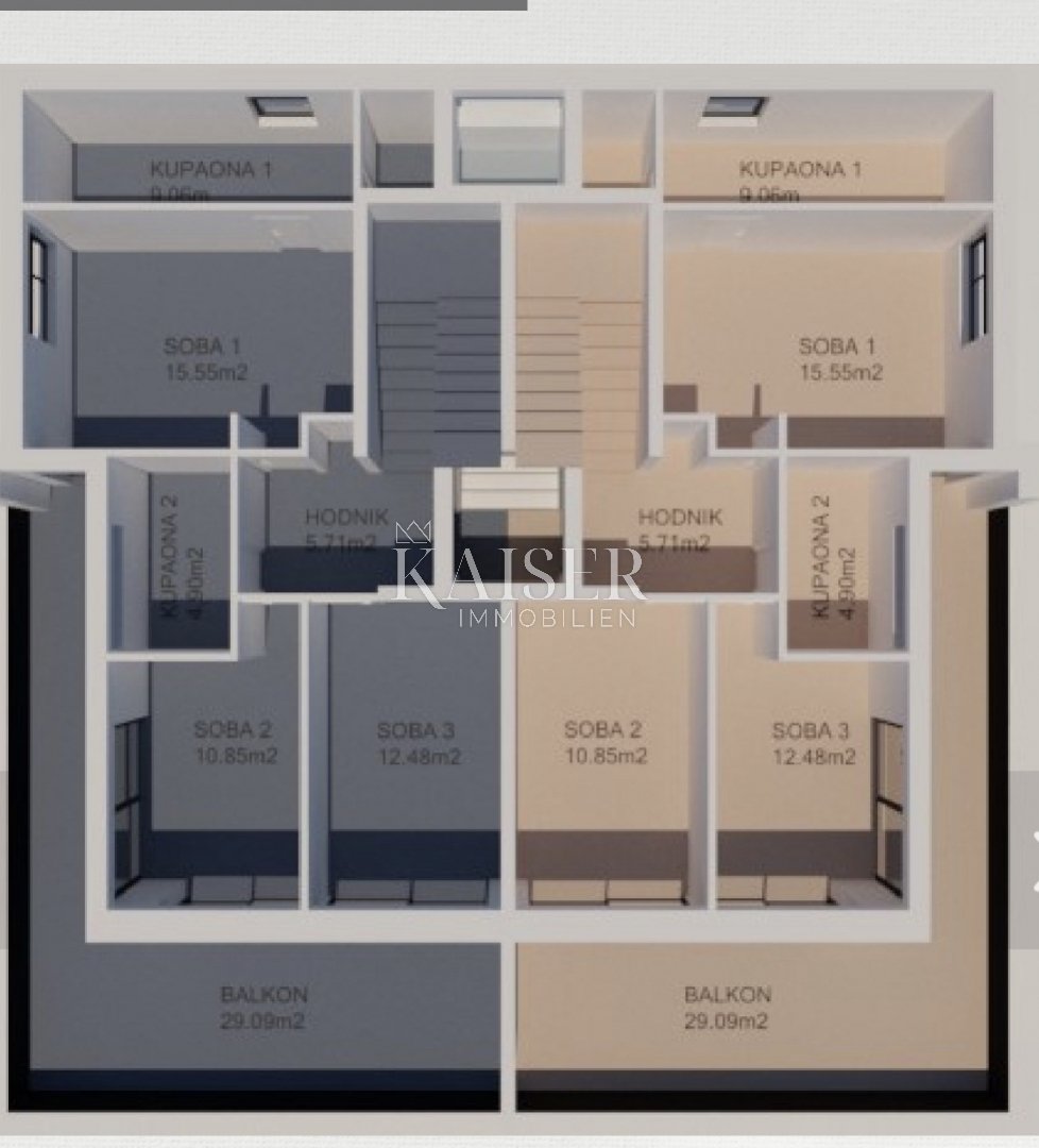 Apartment in Krk, Primorje-Gorski Kotar County, Croatia 2 - 13451592