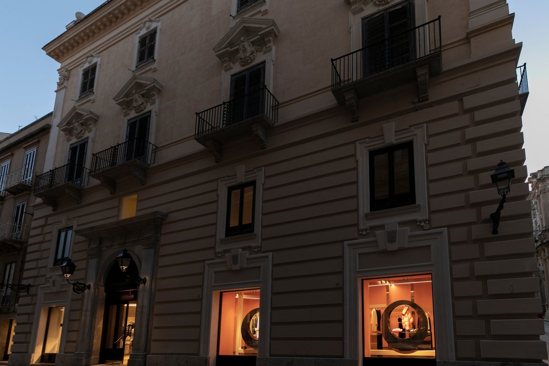 Historical Building In The Hearth Of Trapani In Trapani, Sicily, Italy