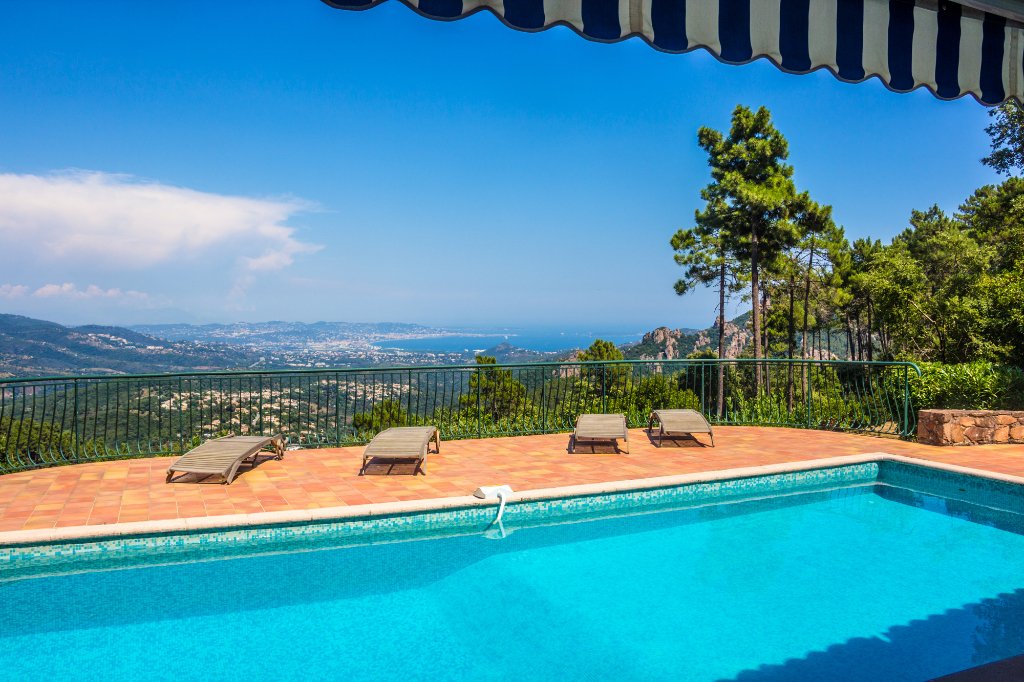 Vue Mer In Les Adrets De L'estérel, Provence Alpes Côte D'azur, France