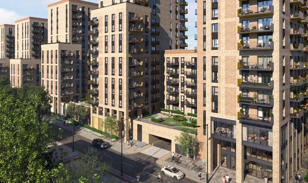 New Homes Next To Wembley Park Underground In Wembley, England, United