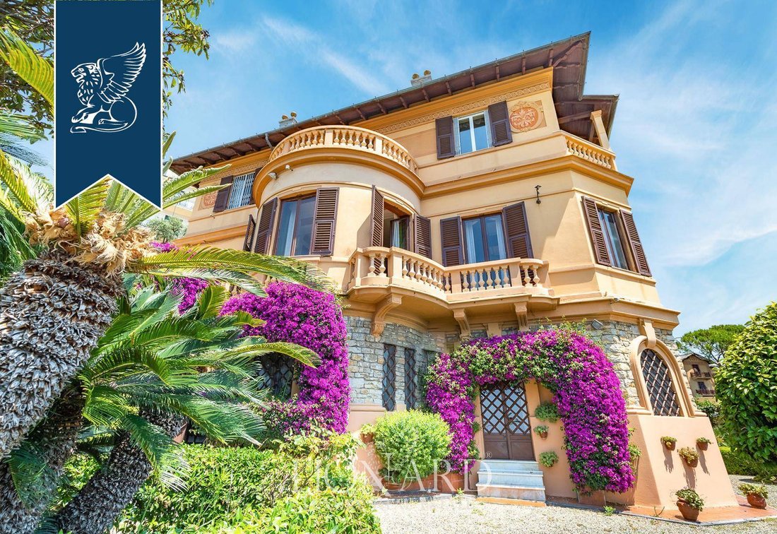 Elegant Historical Villa For Sale By Gulf Paradiso, In Liguria
