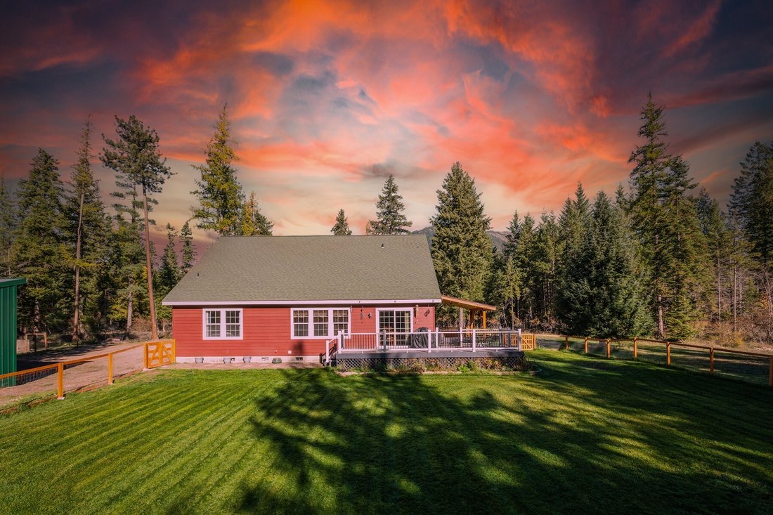 Country Home On 10 Acres With Creek In Clark Fork, Idaho, United States