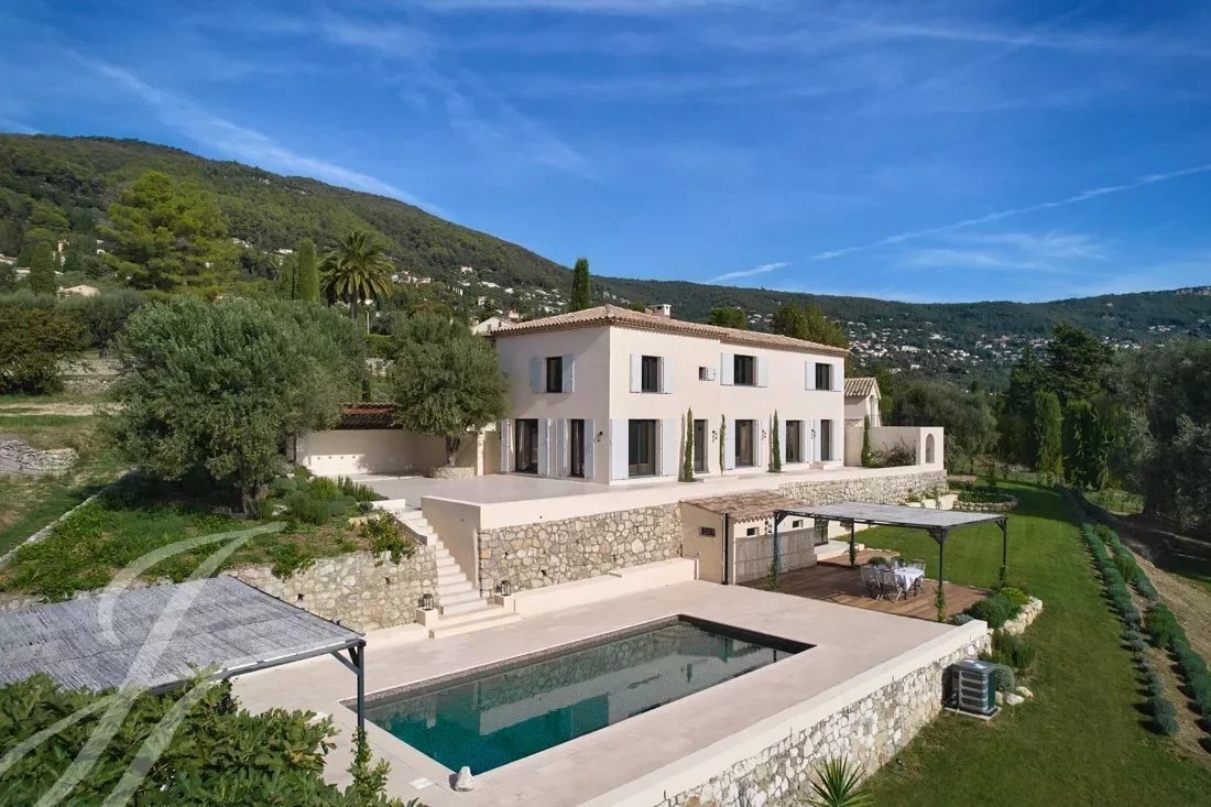 Grasse Renovated Farmhouse With In Grasse, Provence Alpes Côte D'azur
