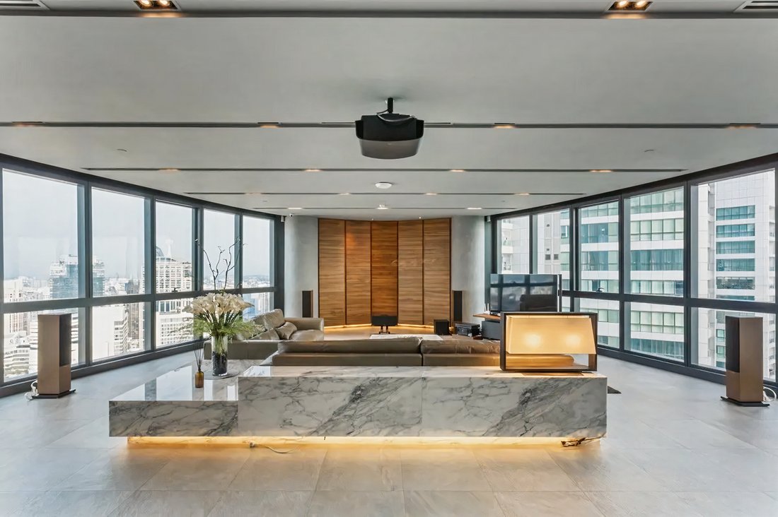 Photo inspiration: Fresh Look at One Of A Kind Luxury Penthouse In Bangkok Krung Thep