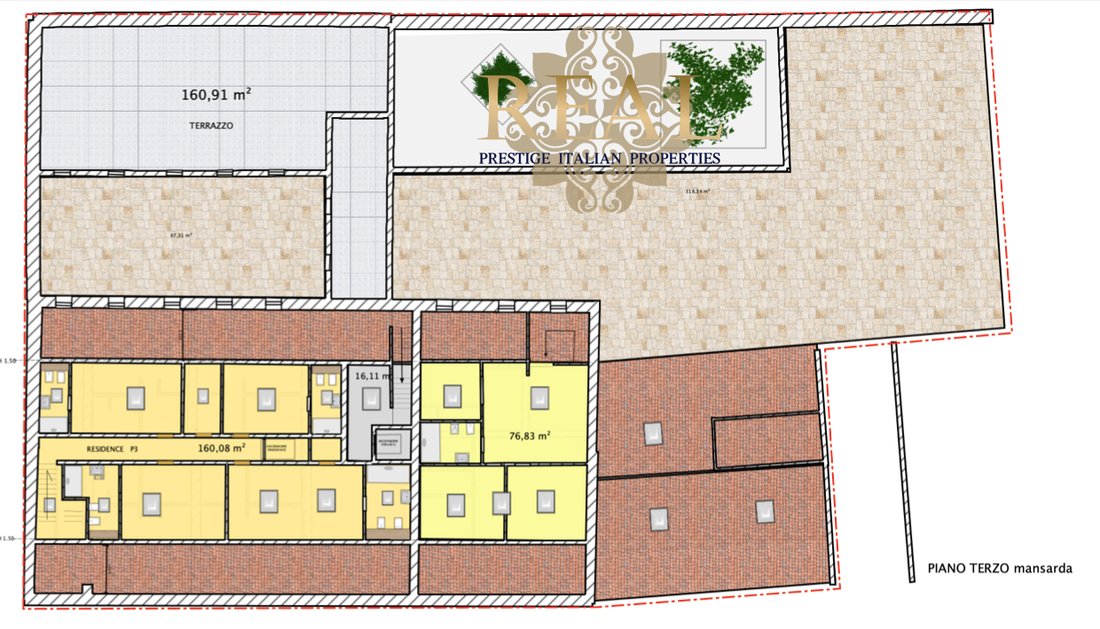 The Real Estate Complex In The Center Of In Ravenna, Emilia Romagna