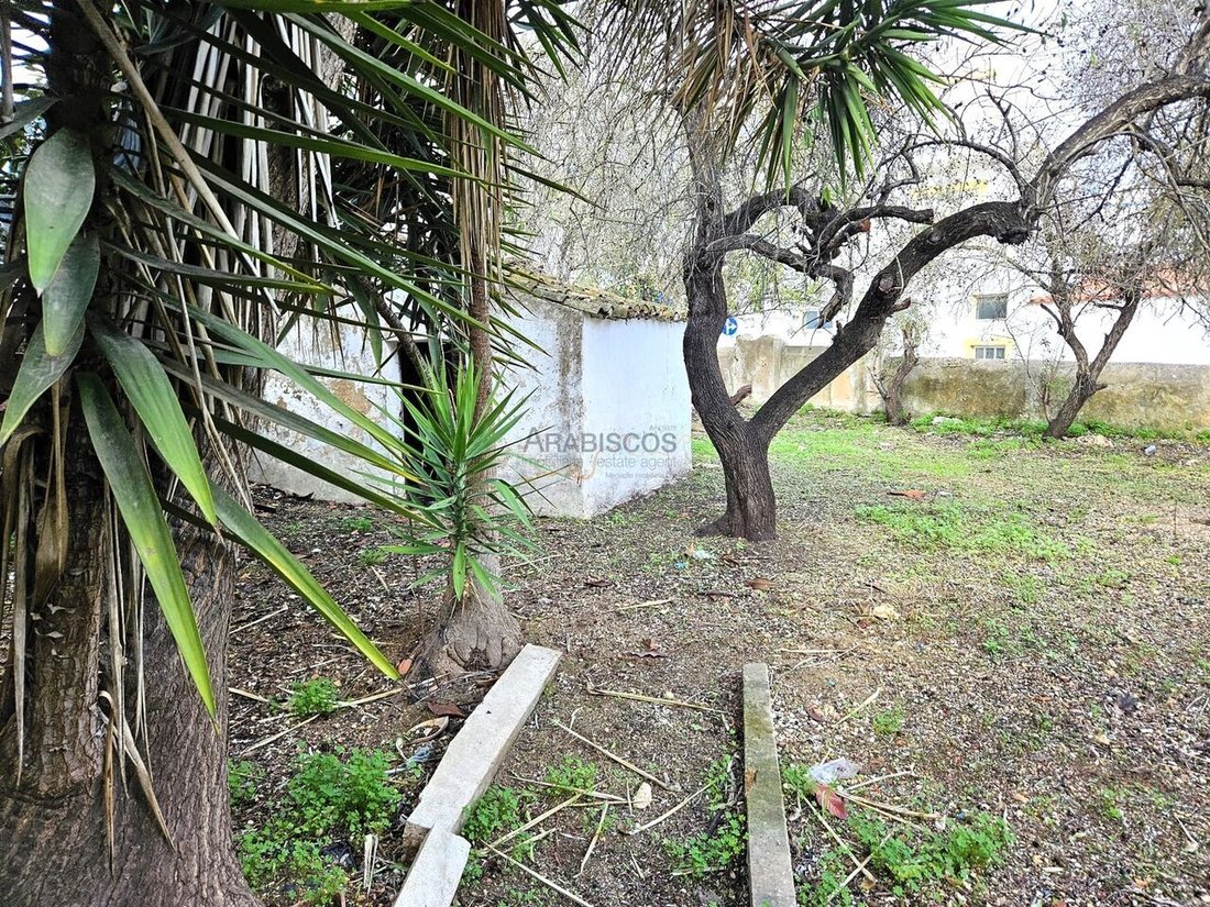 Construction Land Building Alvor, Faro, In Alvor, Algarve, Portugal For