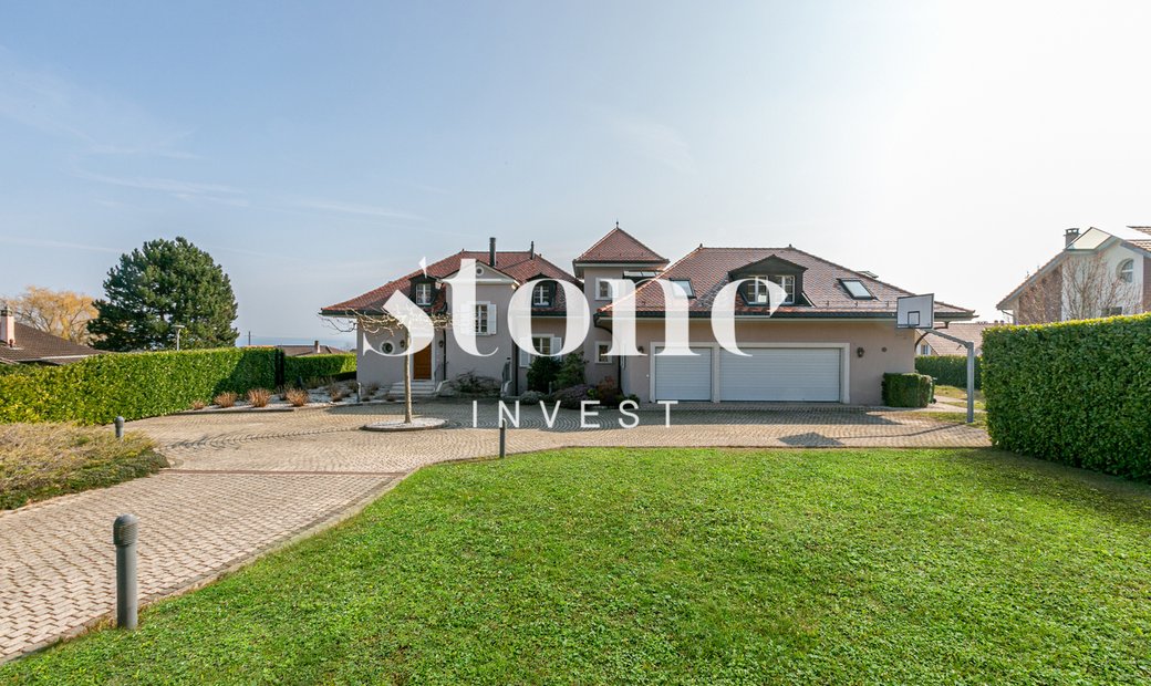 Villa With Lake View In Mont Sur Rolle, Vaud, Switzerland For Sale