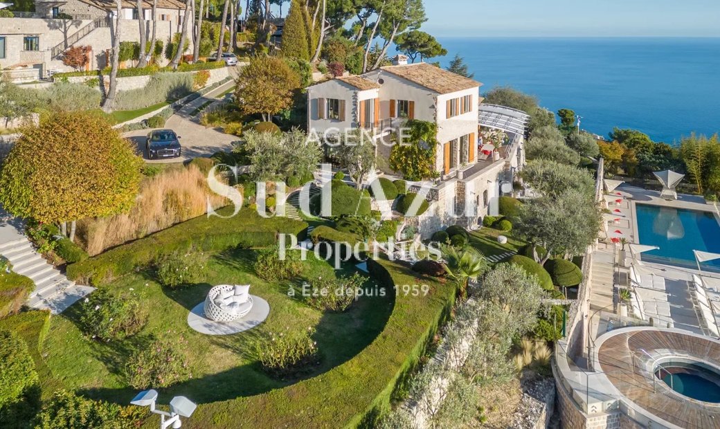 A Country Estate On Monaco's In èze, Provence Alpes Côte D'azur, France