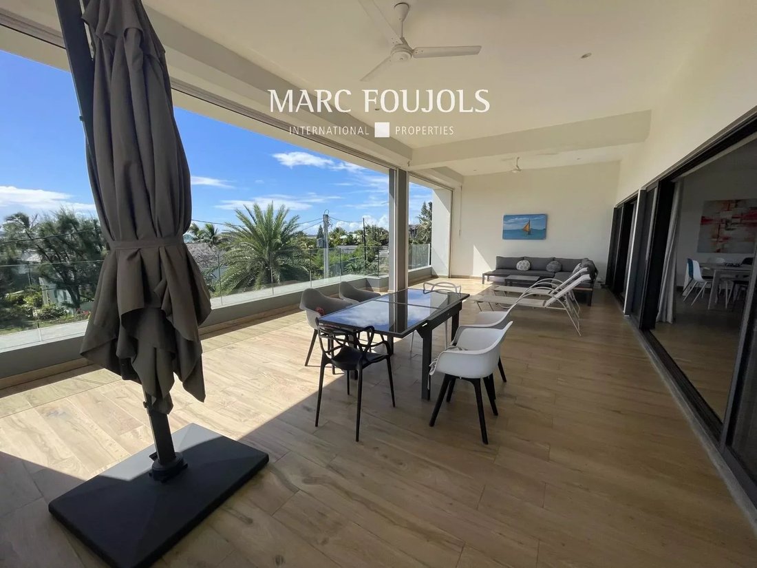 Penthouse With Partial Seaview In Grand Baie, Pamplemousses District