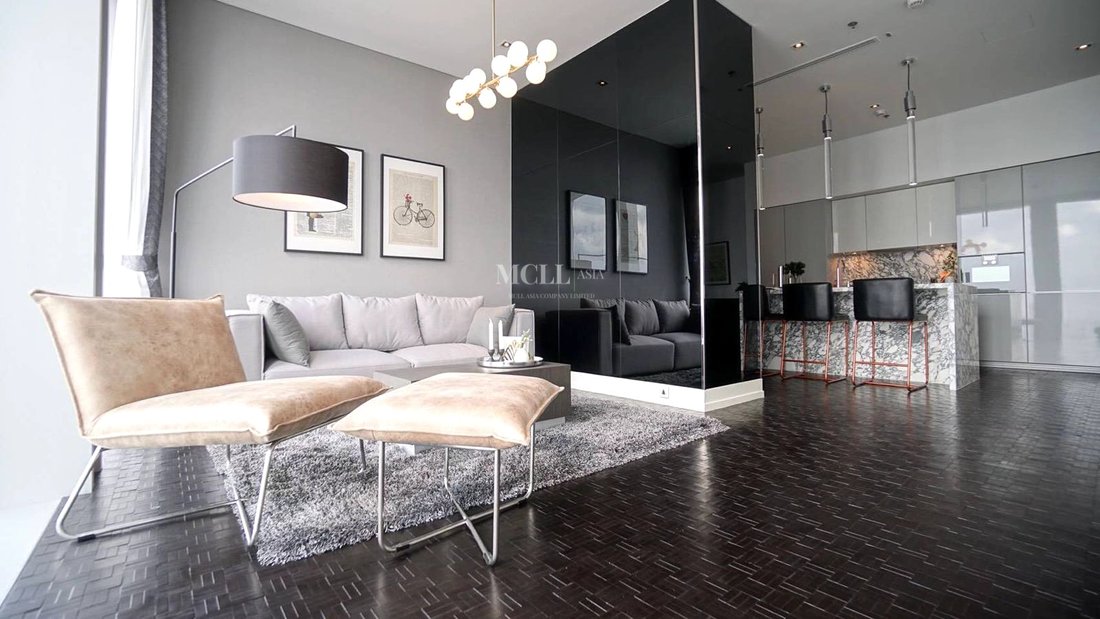 High Floor Unit Two Bedroom At The Ritz Carlton Residences, Fully Furnished and Decorated