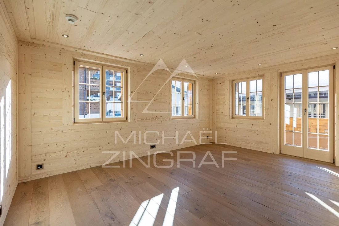 Modern Apartment On Promenade In Gstaad, Canton Of Bern, Switzerland