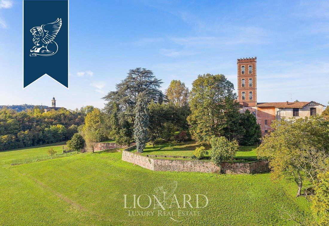 A Crown of Stone & Sky: 18th-Century Villa with Alpine Tower in Lombardy’s Embrace