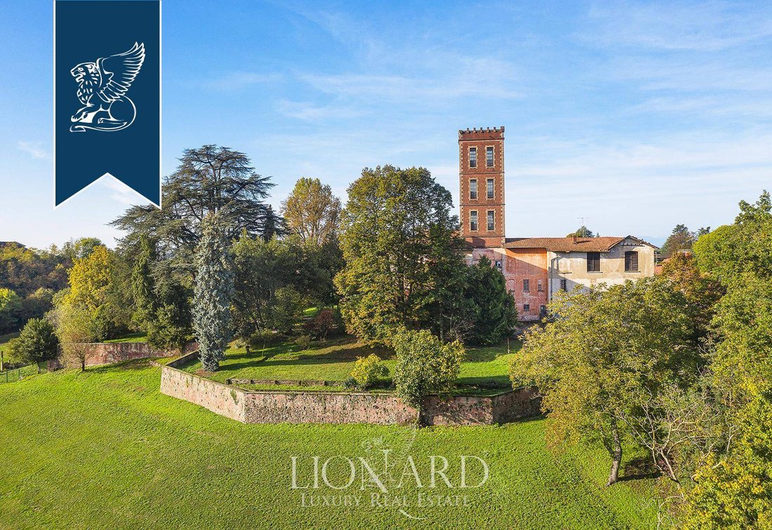 A Crown of Stone & Sky: 18th-Century Villa with Alpine Tower in Lombardy’s Embrace