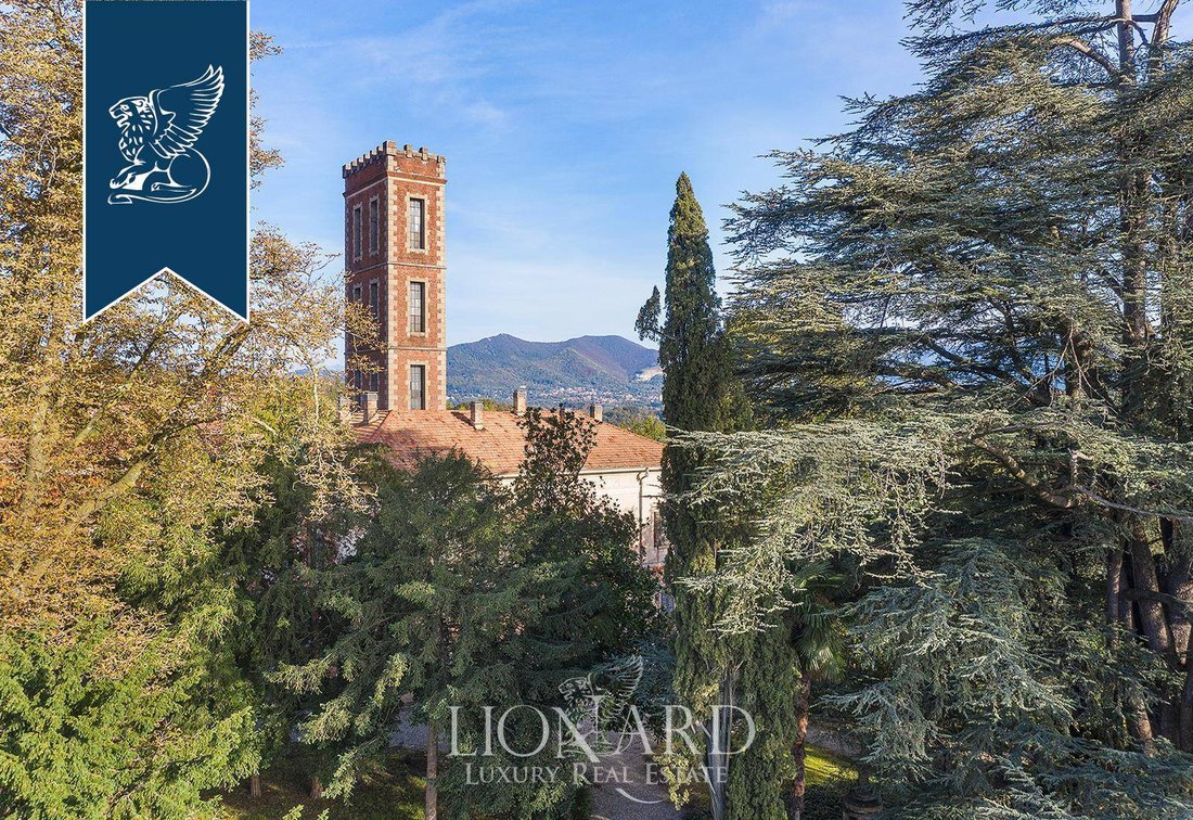 A Crown of Stone & Sky: 18th-Century Villa with Alpine Tower in Lombardy’s Embrace