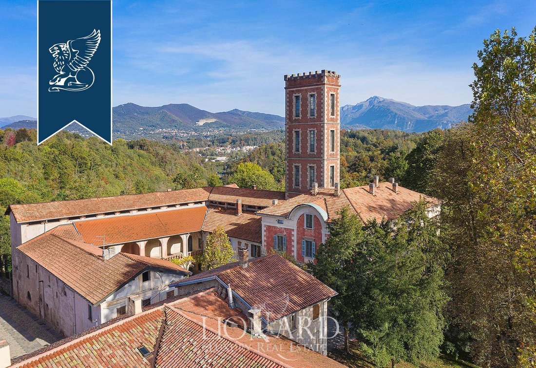 A Crown of Stone & Sky: 18th-Century Villa with Alpine Tower in Lombardy’s Embrace