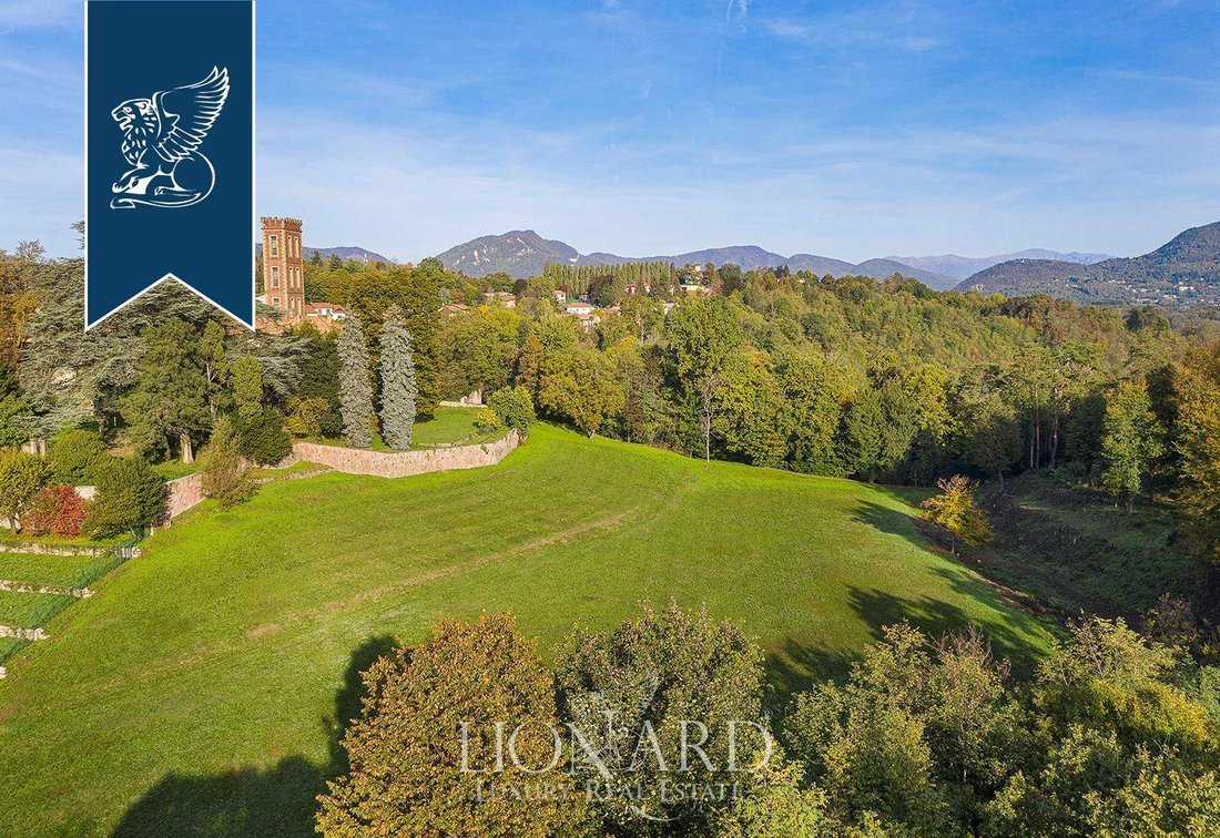 A Crown of Stone & Sky: 18th-Century Villa with Alpine Tower in Lombardy’s Embrace
