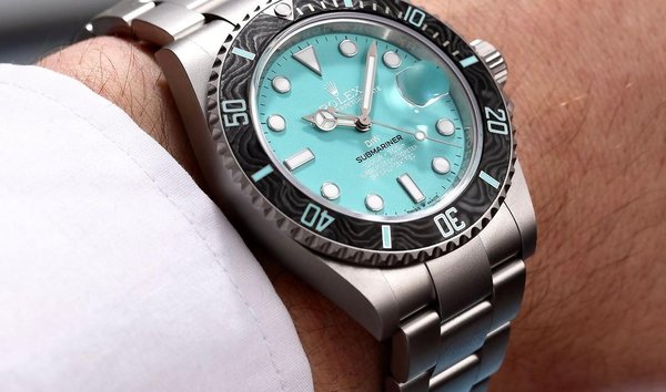 DiW Rolex Tiffany Blue Submariner AQUAMARINE The Best Seller 🚀 (Retail:EUR 34.990) (13527036)