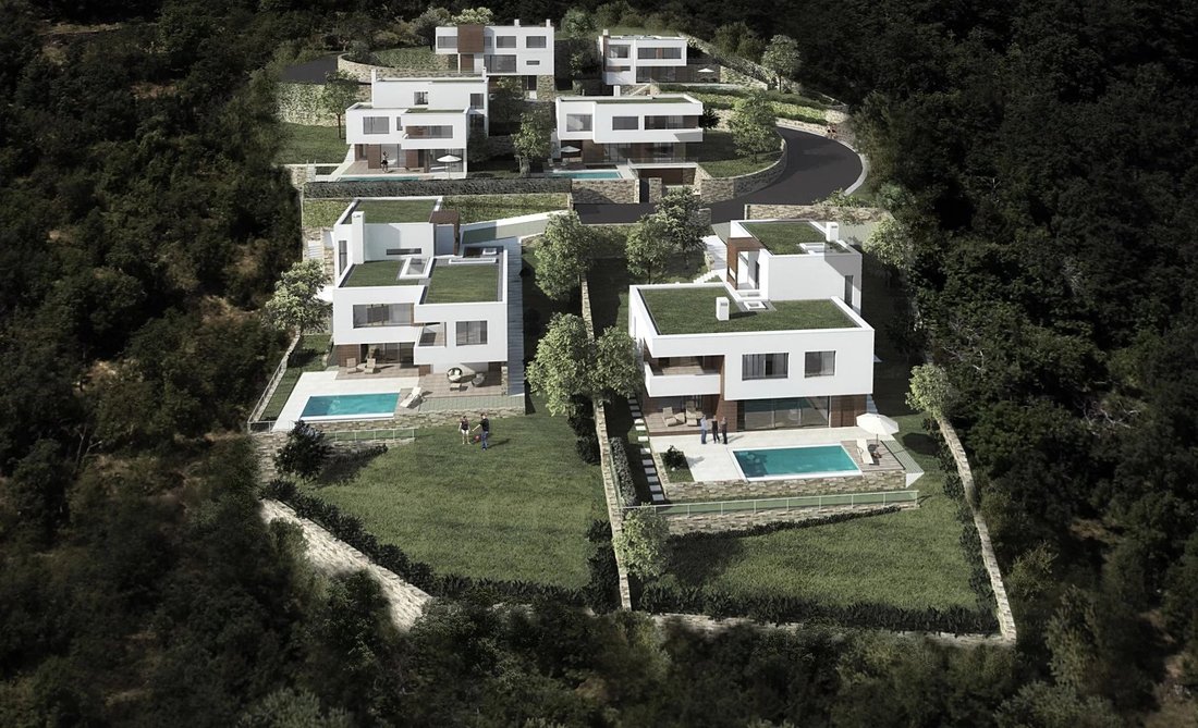 Land Plot With Project For Six Villas With Sea View And In Lovran