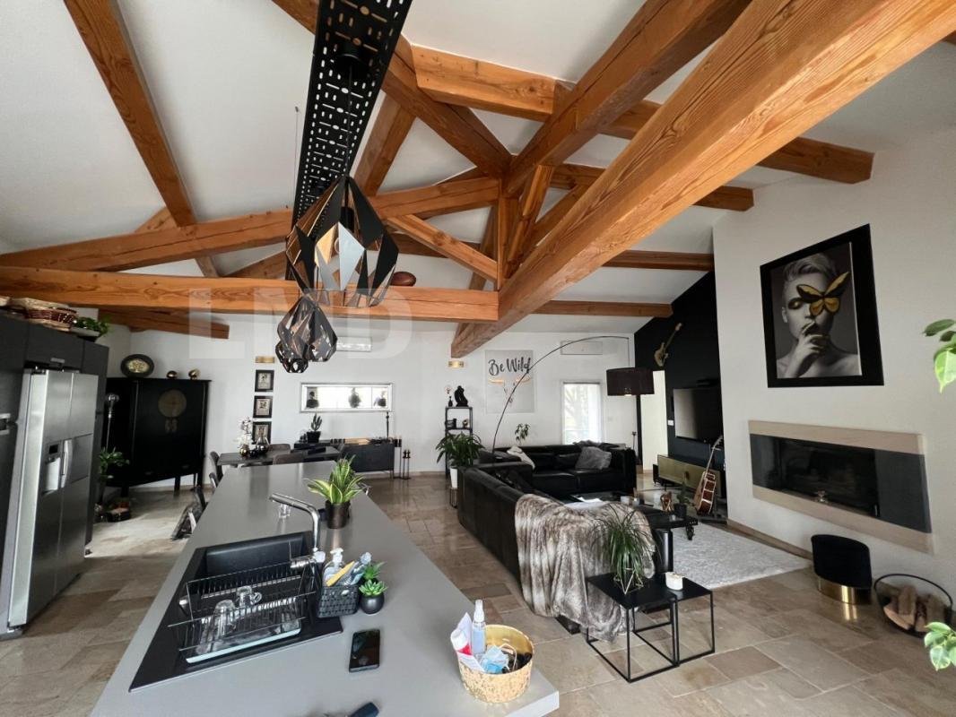 Maison Ancienne Renovee Style Contemporain In Uchaud, Occitanie, France